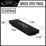 PlateMate Magnetic Add On Micro Plate For Micro Loading 2.5 lbs Brick (Sold as individual bricks)