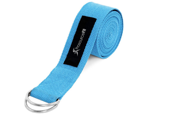 ProsourceFit Metal D-Ring Yoga Strap