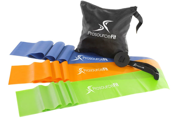 ProsourceFit Therapy Flat Resistance Bands Set